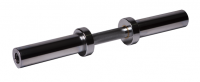 гриф гантельный original fit.tools ft-ob-20-sh, l-508 мм, хромированный, прямая рукоятка
