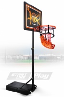 баскетбольная стойка startline play junior 018f с возвратным механизмом (высота 165-210 см, р-р. щит